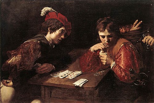 Les Tricheurs, 1616, Valentin de Boulogne