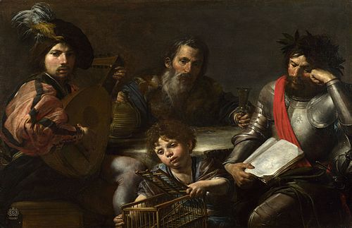 The Four Ages of Man, 1629, Valentin de Boulogne
