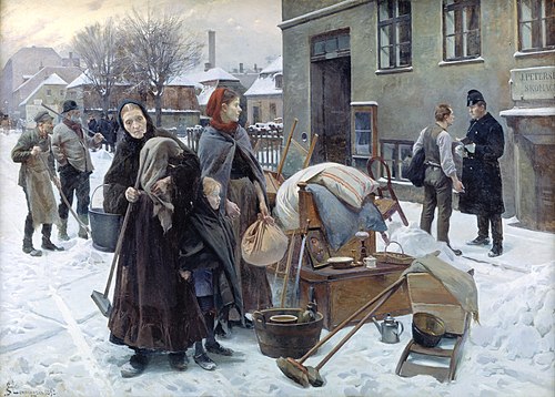 Locataires expulsés, 1892, Erik Henningsen
