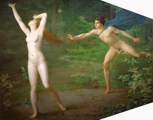 Apollon et Daphné, 1888, Emmanuel Benner