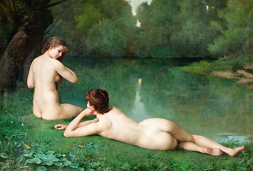 Au bord de l'eau, 1887, Emmanuel Benner