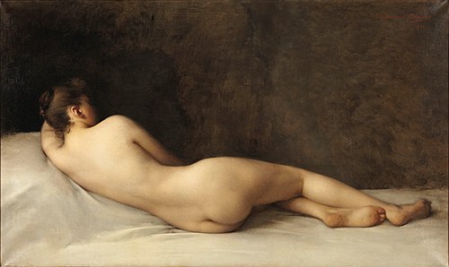 Nu allongé, 1891, Emmanuel Benner