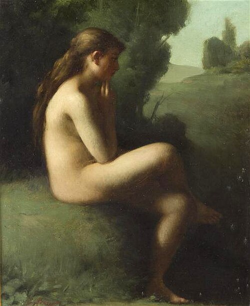 Young Nude, 1900, Emmanuel Benner