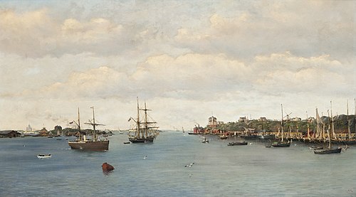 View of South Harbour, Helsinki, , Oscar Kleineh