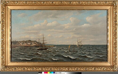 Coastal Landscape in Brittany, , Oscar Kleineh