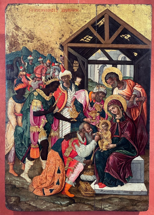 Adoration of the Magi, 1667, Emmanuel Tzanes
