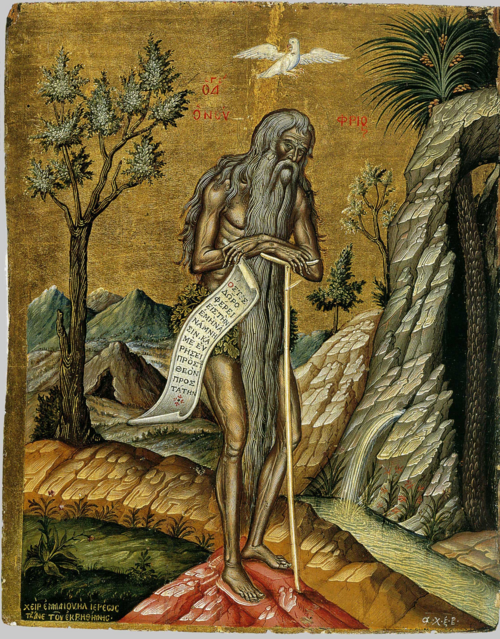 Saint Onuphrius (Tzanes), 1662, Emmanuel Tzanes
