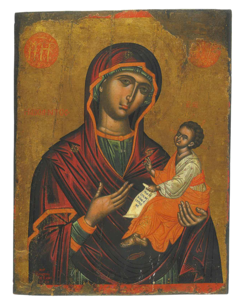 Panagia Vrefokratoussa the Amolyntos, 1659, Emmanuel Tzanes