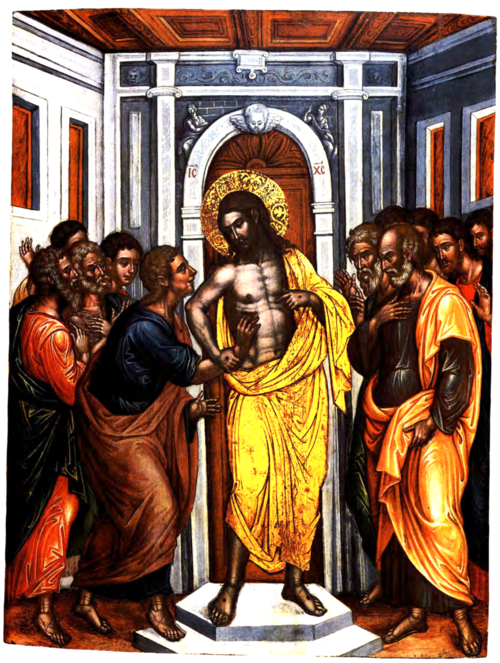 Doubting Thomas (Tzanes), 1670, Emmanuel Tzanes