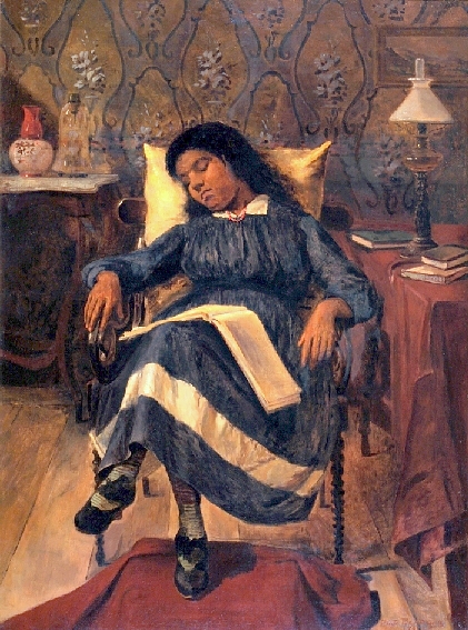 Sleeping woman, 1891, Antônio Rafael Pinto Bandeira