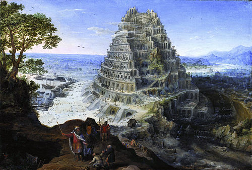 La Tour de Babel, 1595, Lucas van Valckenborch