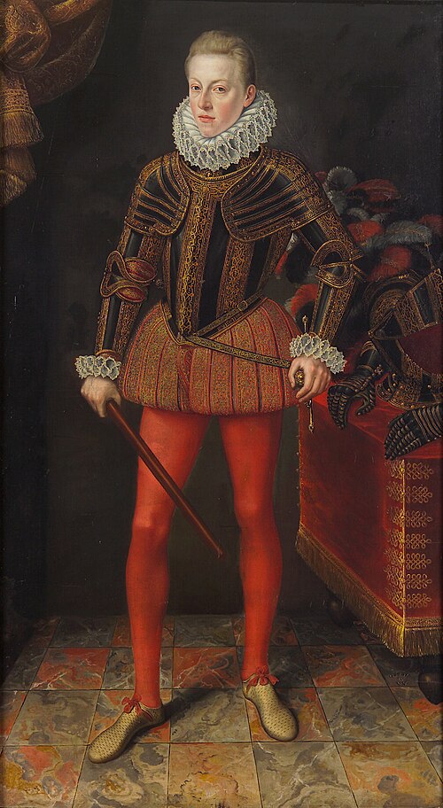 Portrait of Matthias II of Habsburg (1557-1619), the future Holy Roman Emperor, 1579, Lucas van Valckenborch