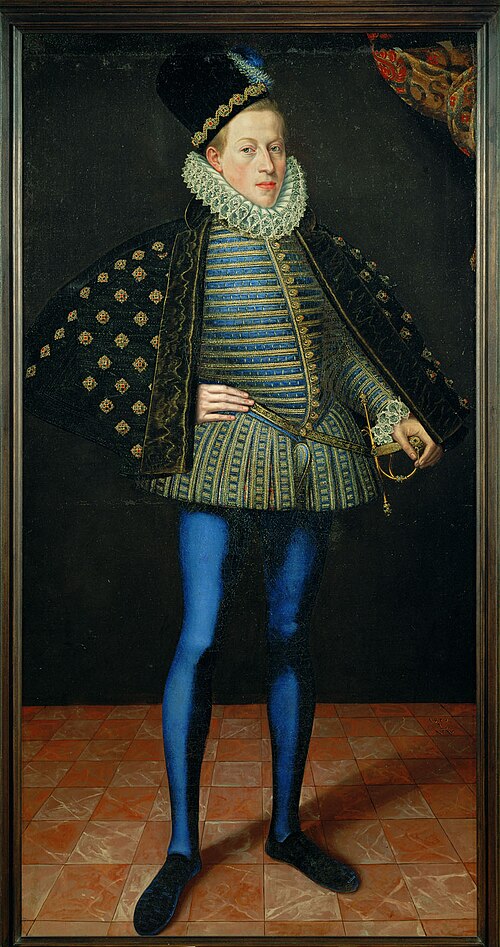 Portrait of Matthias II of Habsburg (1557-1619), the future Holy Roman Emperor, 1579, Lucas van Valckenborch