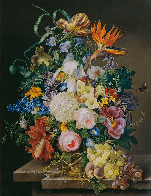 Flower piece, 1831, Franz Xaver Petter