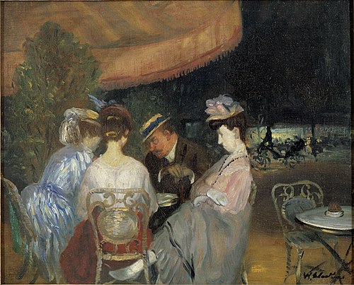 Café de la Paix, 1906, William James Glackens