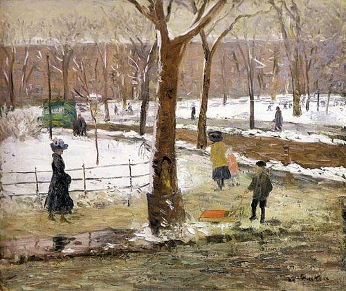 Washington Square, 1910, William James Glackens