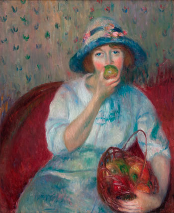 Girl with a Green Apple, 1911, William James Glackens