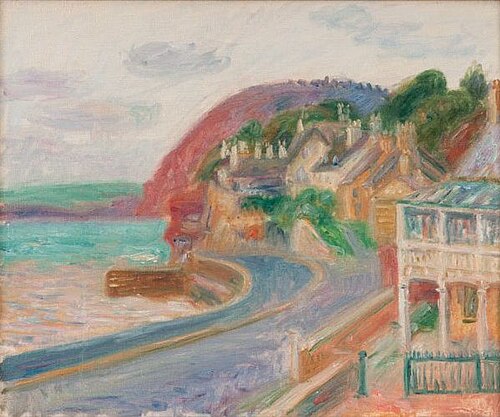 Route de Trajus, Canne's, 1932, William James Glackens