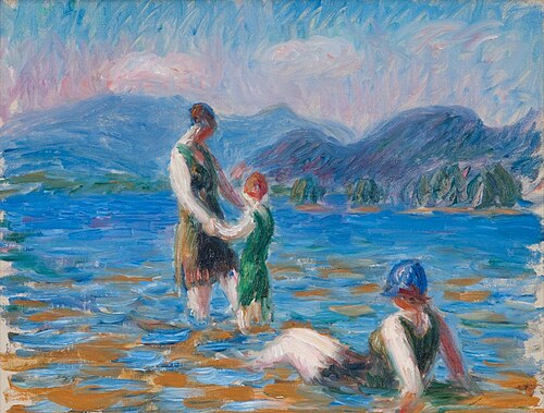 Lake Bathers, No. 2, 1920, William James Glackens
