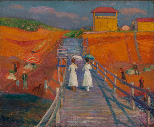 Cape Cod Pier, 1908, William James Glackens