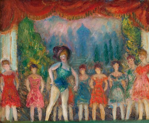 Music Hall Turn, 1918, William James Glackens