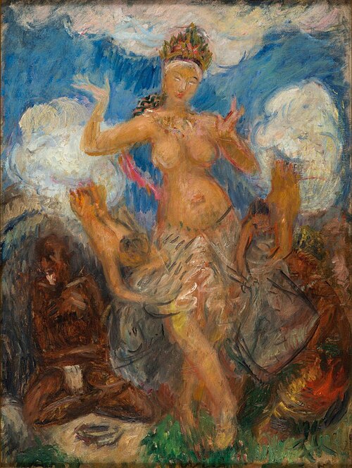 Hindu Figure, 1916, William James Glackens
