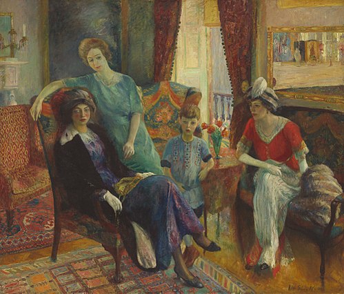 Family Group, 1910, William James Glackens