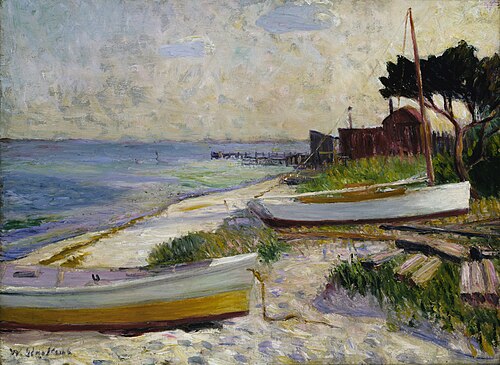 Beach Scene, 1925, William James Glackens
