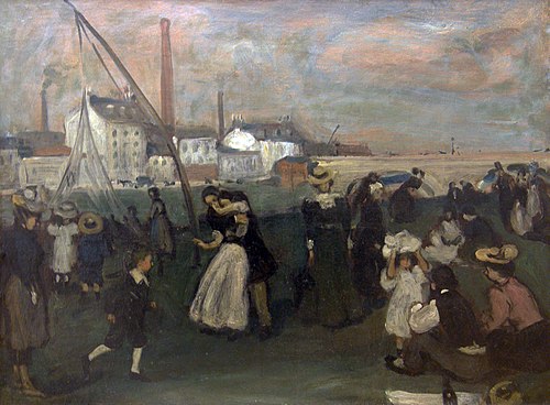 On the Quai, 1895, William James Glackens