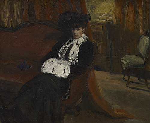 The Ermine Muff, 1903, William James Glackens