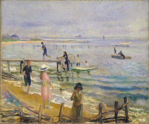 Jetties at Bellport, 1912, William James Glackens