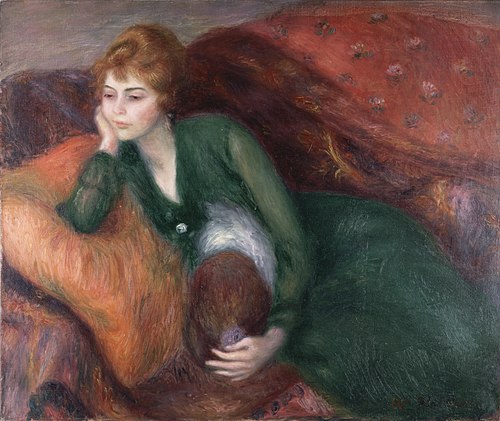 Young Woman in Green, 1915, William James Glackens