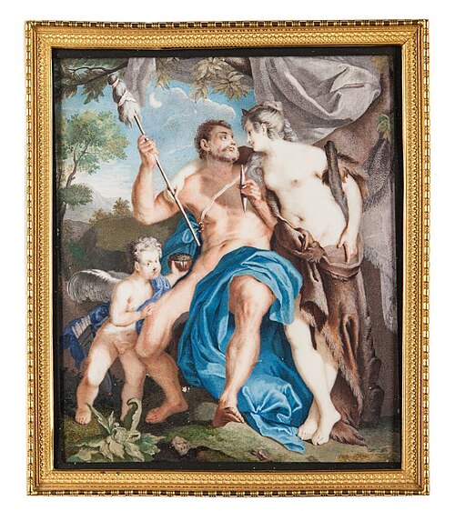 Herkules and Omphales, 1738, Johann Harper