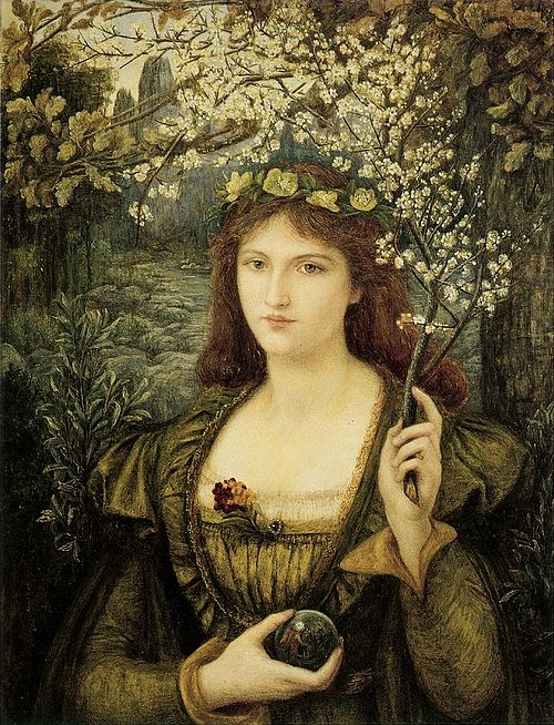 Madonna Pietra degli Scrovigni, 1884, Marie Spartali Stillman
