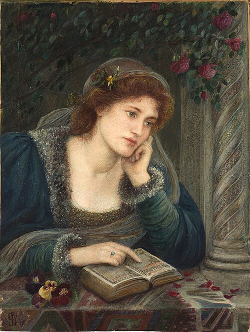 Beatrice, 1896, Marie Spartali Stillman