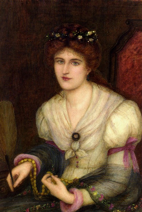 Autoportrait, 1871, Marie Spartali Stillman