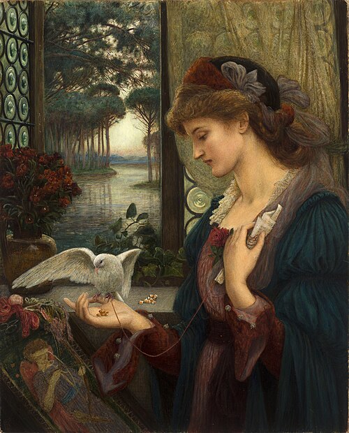 Love's Messenger, 1885, Marie Spartali Stillman
