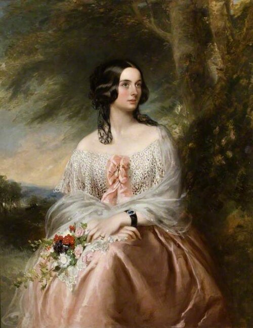 Emily Lady Isham (d.1898), Wife of the 10th Bt Isham, 1859, Richard Buckner
