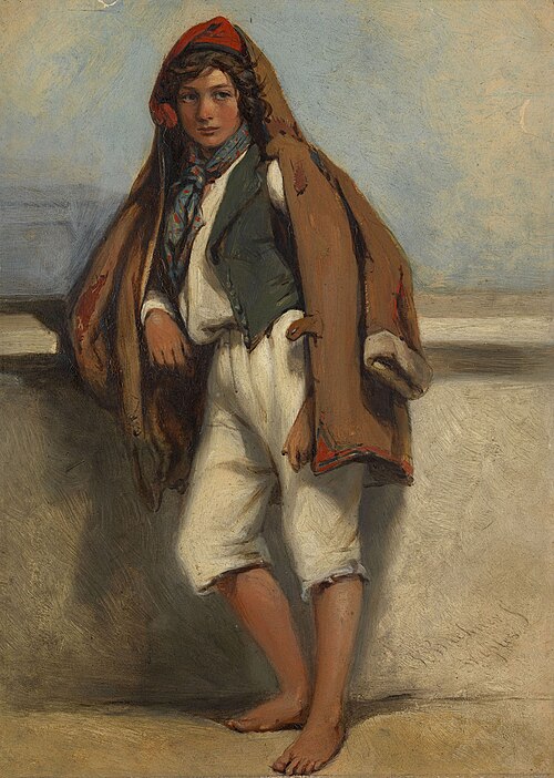 A Neopolitan Fisherboy, 1843, Richard Buckner