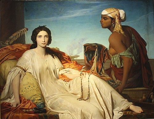 Esther à l'odalisque, 1844, François-Léon Benouville