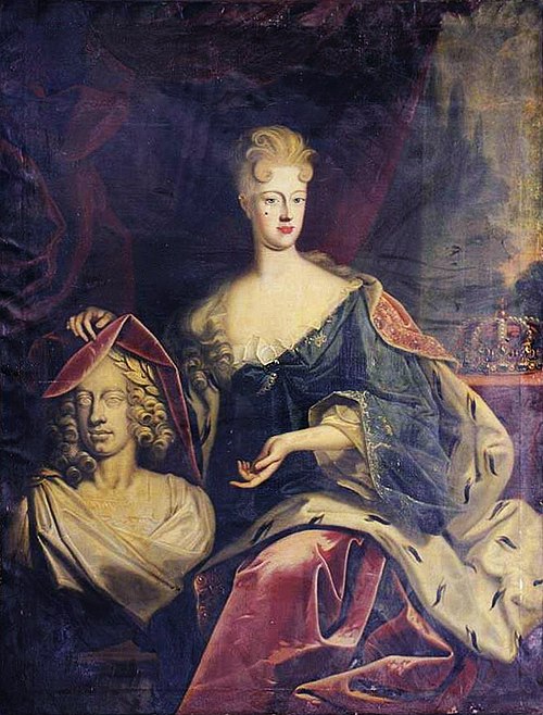 Elisabeth Christine as queen of Spain, 1712, Christoph Bernhard Francke