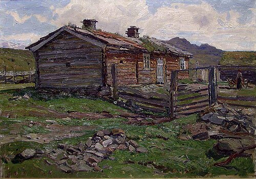 Mountain Farm, 1893, Fredrik Borgen