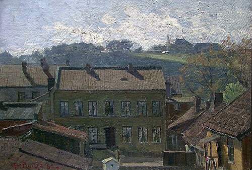 The View from my Window, 1888, Fredrik Borgen
