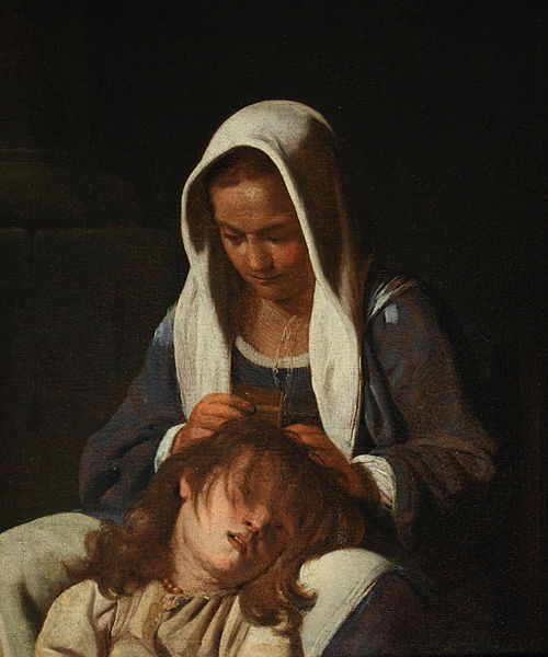 Femme épouillant un enfant, 1646, Michiel Sweerts