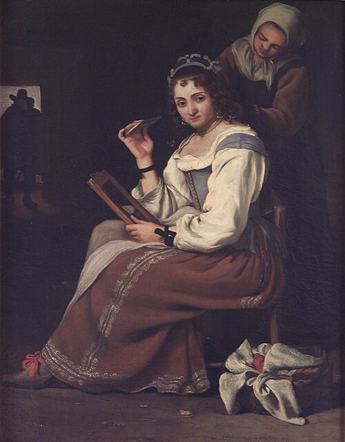 Woman making her toilet, 1650, Michiel Sweerts