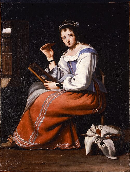 Woman making her toilet, Vanitas, , Michiel Sweerts