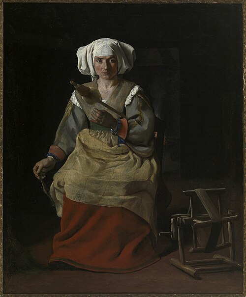 A Woman Spinning, 1648, Michiel Sweerts