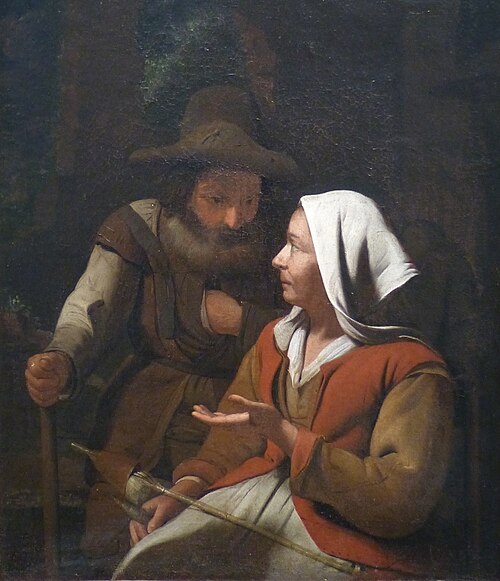 Vieillard et fileuse, 1650, Michiel Sweerts