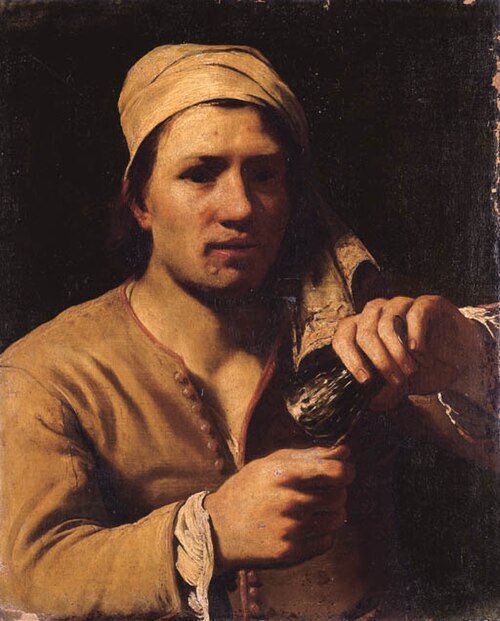 Young Man in a Turban Holding a Rummer, 1649, Michiel Sweerts