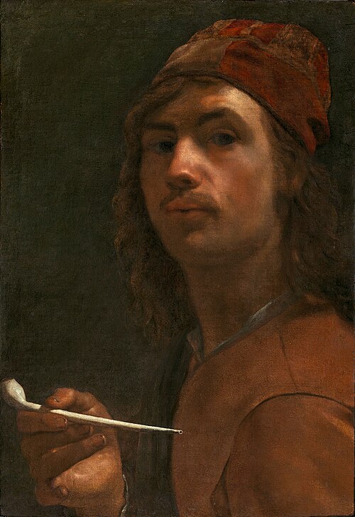 Self Portrait With a Pipe, 1650, Michiel Sweerts
